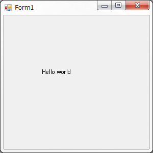 Hello world