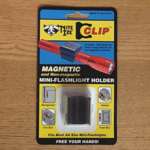 MAGNETIC MINI-FLASHLIGHT HOLDER